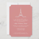 Recherche de tour eiffel rose invitations Pour tous