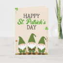 Recherche de lutins carte jour saint patrick Trèfle