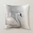 Recherche de cygnes blancs coussins Noir