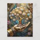 Recherche de arbre de vie cartes postales Doré