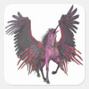 Recherche de licorne de pegasus autocollants Rose