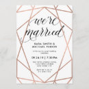 Recherche de geometric invitations Élégant