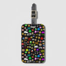 Recherche de pixel bagages étiquettes Rétro