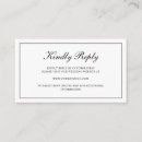 Recherche de rsvp mariage accompagnement cartes Simple