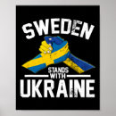 Recherche de drapeau de la suède posters Bleu