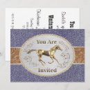Recherche de denim invitations Cowgirl