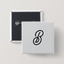 Recherche de une initiale badges Noir