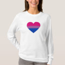 Recherche de fierté bisexuelle tshirts Coeur