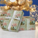 Recherche de vieux noël de mode papier cadeau Pour elle