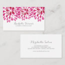 Recherche de chrysanthème cartes visite Floral