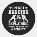 Recherche de joueur hockey autocollants Drôle