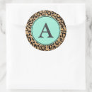 Recherche de monogramme animal autocollants Monogrammé