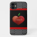 Recherche de pomme rouge iphone coques Enseignant