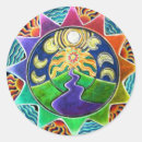 Recherche de vision autocollants Mandala
