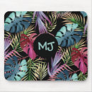 Recherche de motif tropical tapis souris Monogramme