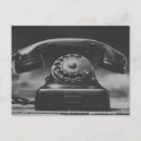 Recherche de vieux téléphone cartes postales Noir et blanc