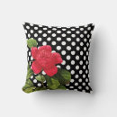 Recherche de pois noir et blanc coussins Moderne