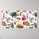 Recherche de jouets posters Aquarelle