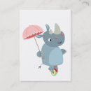 Recherche de rhinoceros cartes visite Dessin