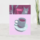 Recherche de peinture animale vœux cartes Peinture de chat