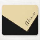 Recherche de jaune noir tapis souris Simple