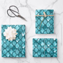 Recherche de motif bleu turquoise papier cadeau Pour elle