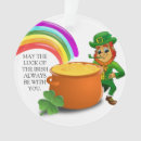 Recherche de leprechaun ornements Shamrock