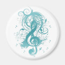 Recherche de notes de musique magnets Cool