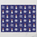 Recherche de noël 22x28 prospectus Bonhomme de neige