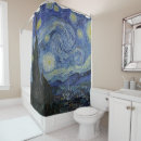 Recherche de van gogh rideaux douche Bleu
