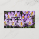 Recherche de fleur de crocus cartes visite Nature