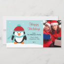 Recherche de pingouin vœux cartes De vacances photo