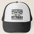 Recherche de 4x4 trucker casquettes Hors route