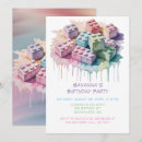 Recherche de block party invitations Construction de briques