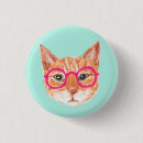 Recherche de chaton chat badges Rétro
