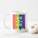Recherche de drapeau de gay pride tasses L'amour est l'amour