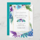 Recherche de déjeuner de mariage invitations Aquarelle