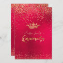 Recherche de gold crown invitations Quinceañera