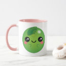 Recherche de légume de kawaii tasses Vert