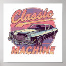 Recherche de voiture de muscle posters Rétro