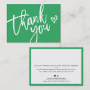 Recherche de feuille verte cartes visite Calligraphie