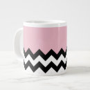 Recherche de zigzag noir et blanc tasses Motif chevron