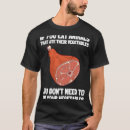 Recherche de anti viande tshirts Carnivore