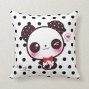 Recherche de panda kawaii coussins Pois