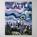 Recherche de seattle skyline posters Vintage
