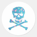 Recherche de crâne coloré autocollants Mode