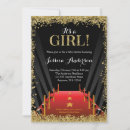 Recherche de star de cinéma 13x18 invitations Paillettes