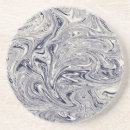 Recherche de marbre blanc dessous de verres Bleu marine