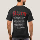 Recherche de repent tshirts Dieu