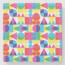 Recherche de coloré motif dessous de verres Funky